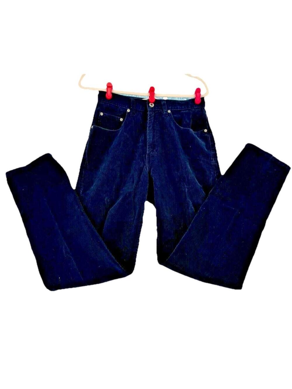 GAP  Blue Jeans Women's Size 8 Corduroy Pants Color Navy Blue RN#54023